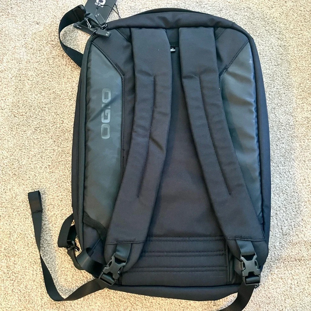 OGIO Black Laptop‎ Backpack Shoulder Messenger Computer Bag Office Workwear NWT